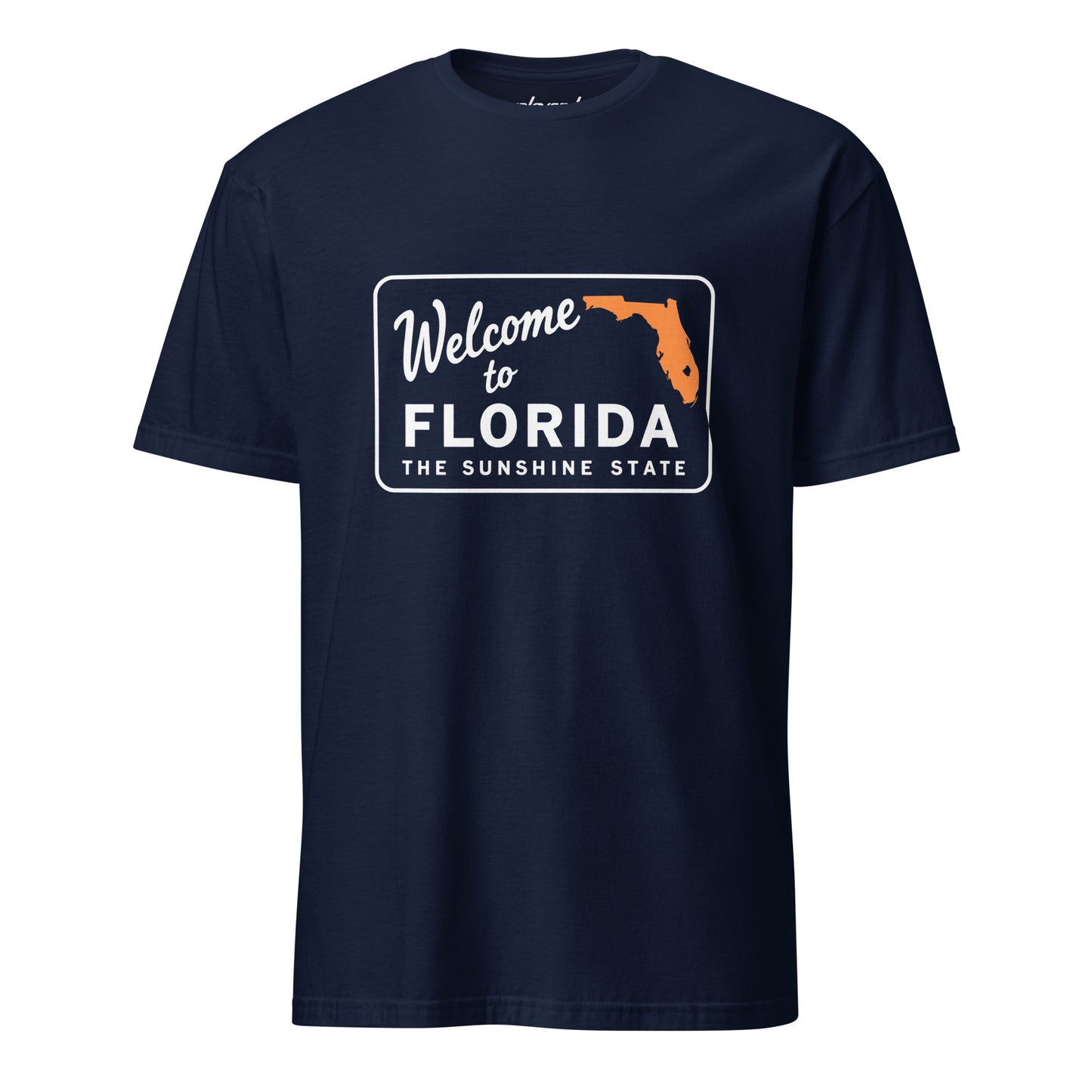 Welcome to Florida Sunshine State map graphic T-shirt