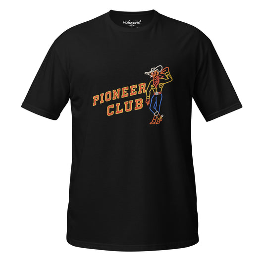Pioneer Club vintage neon cowboy graphic T-shirt