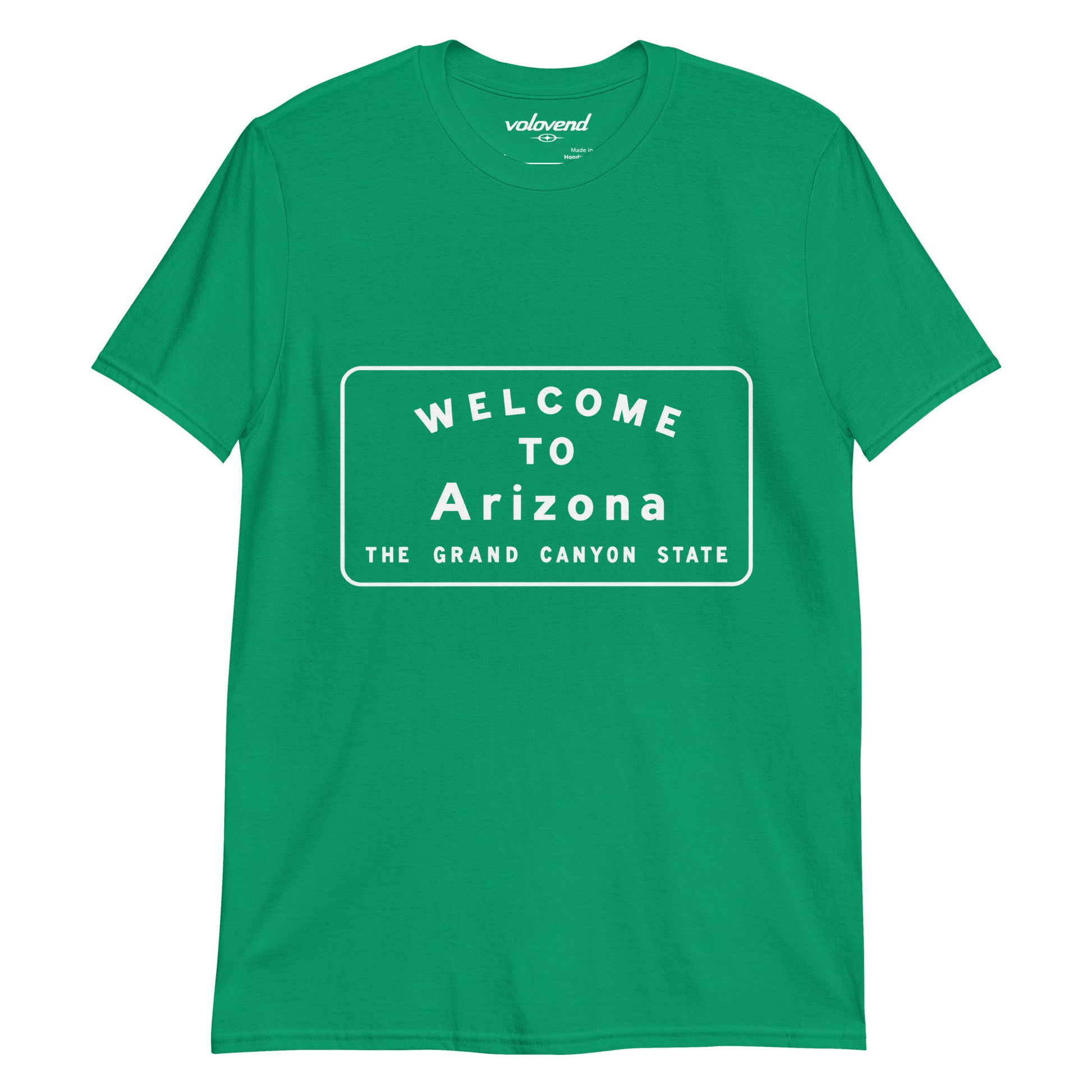 Welcome to Arizona Grand Canyon State road sign graphic T-shirt
