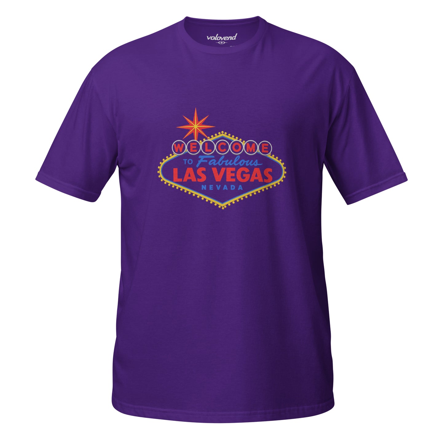Welcome to Fabulous Las Vegas Nevada neon-style graphic T-shirt